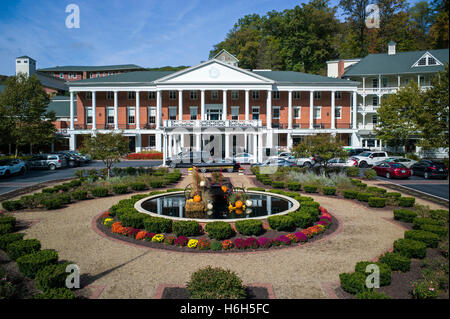 Exterior view of inn; clear sunny day; Omni Bedford Springs Resort & Spa; Bedford; Pennsylvania; USA Stock Photo