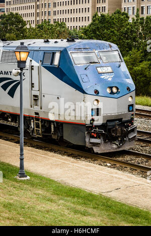 Amtrak GE Genesis P42DC Locomotives No 152, Union Station, 110 Callahan Drive, Alexandria, VA Stock Photo