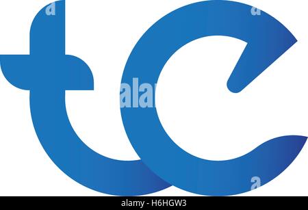 TE Logo Concept Design Stock Vector