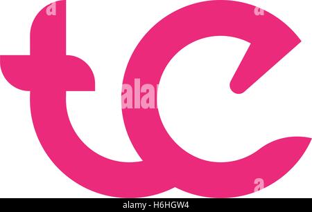 TE Logo Concept Design Stock Vector