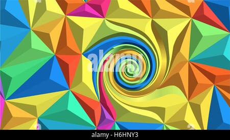 Abstract polygonal vector background - digitally generated image Stock Vector