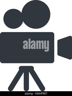 Reel Projector Icon Design Stock Vector