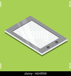 Tablet Pc Isometric Icon. Vector Illustration. Stock Vector
