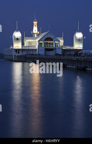 Cunningham Pier in Geelong. Victoria, Australia. Stock Photo