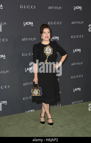 Los Angeles, Ca, USA. 29th Oct, 2016. Jennifer Tilly attends the 2016 LACMA Art   Film Gala honoring Robert Irwin and Kathryn Bigelow presented by Gucci at LACMA on October 29, 2016 in Los Angeles, California. ( Credit:  Parisa Afsahi/Media Punch)./Alamy Live News