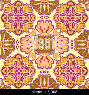 Gorgeous seamless patchwork pattern from dark blue and white Moroccan, Portuguese  tiles, Azulejo, ornaments. Can be used for wallpaper, pattern fills, web page background,surface textures Stock Vector