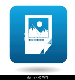 Tested ink paper with printer marks icon Stock Vector