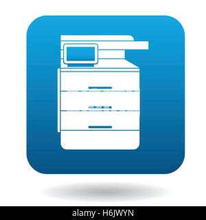 Multipurpose device, fax, copier and scanner icon Stock Vector