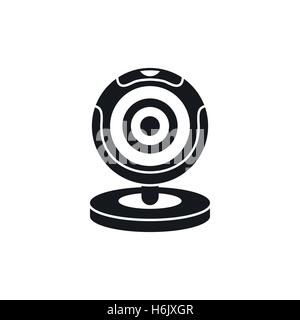 Webcam icon, simple style Stock Vector