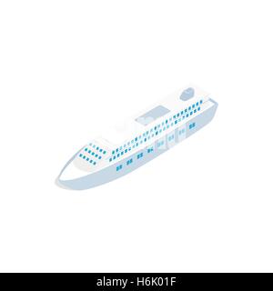 Big ship icon, isometric 3d style Stock Vector