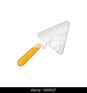 Trowel icon, cartoon style Stock Vector