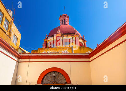 Basilica Templo De Belen Temple of Belen Parroquia de Immaculada  Corzaon de Maria Guanajuato Mexico. Stock Photo
