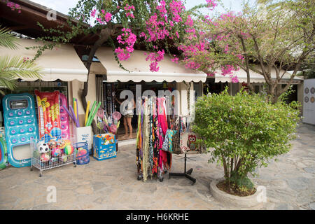 Griechenland, Kreta, Amoudara bei Heraklion, Hotel Apollonia Beach Resort , Boutique auf dem Hotelgelände Stock Photo