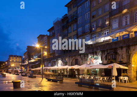 Cais da Ribeira, Porto, Portugal Stock Photo