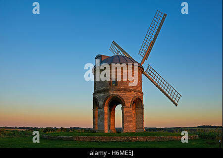 Chesterton Windmill in Warwickshire is a unique building in the landscape, designed by Sir Edmund Peyto Stock Photo