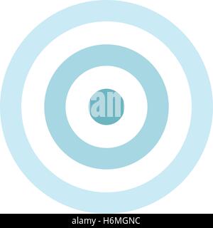 Simple Target Icon Design. Stock Vector