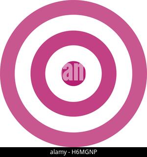 Simple Target Icon Design. Stock Vector