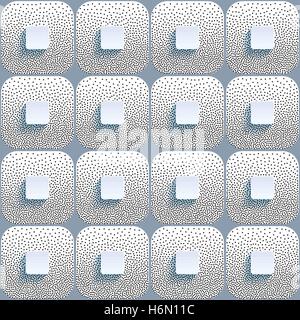 Modern background - seamless can be used for graphic or website layout vector. Dotted stippled effect. Stock Vector