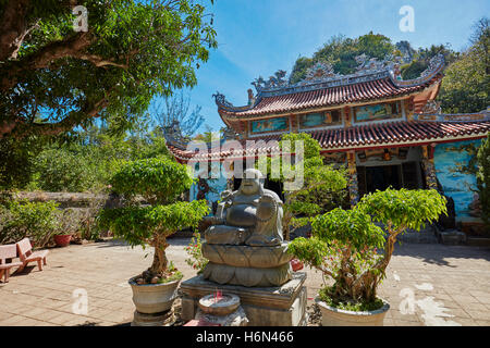 Tam Thai Pagoda on Thuy Son Mountain. The Marble Mountains, Da Nang, Vietnam. Stock Photo