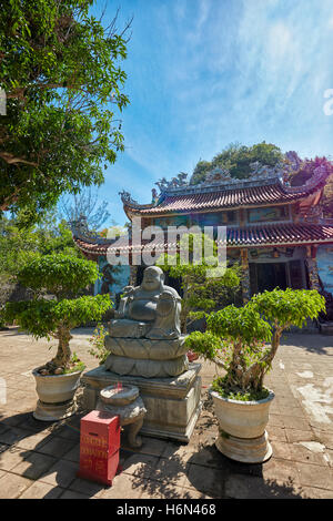 Tam Thai Pagoda on Thuy Son Mountain. The Marble Mountains, Da Nang, Vietnam. Stock Photo