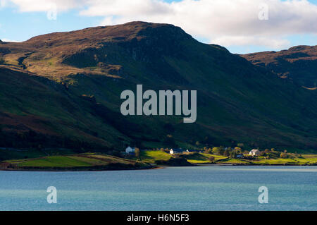 Farms and cottages near Ardara, County Donegal, Ireland Stock Photo