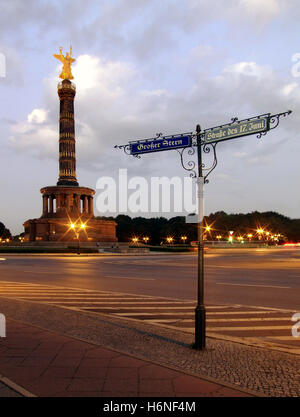 germany,berlin,victory column Stock Photo