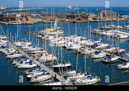 Gosport Marina, Hampshire, England Stock Photo