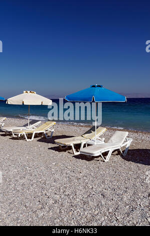 Ialyssos Beach, Rhodes, Dodecanese Islands, Greece. Stock Photo