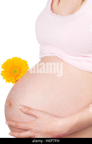 pregnant girl Stock Photo