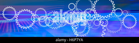 gear-team-technik-banner Stock Photo