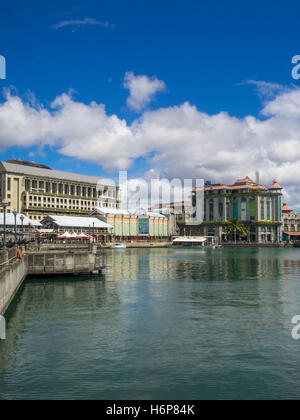 Le Caudan Waterfront, Port Luis, Mauritius Stock Photo