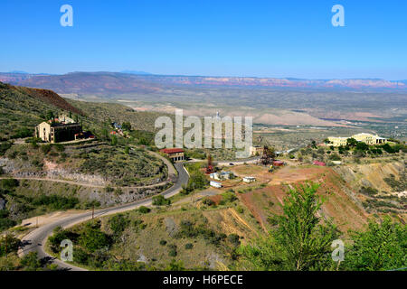 Arizona, USA, Jerome State Historic Park old copper mining town Stock Photo