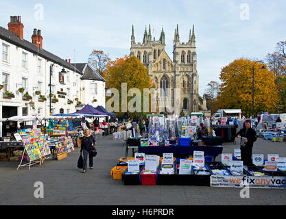 Market day, Selby, North Yorkshire, England UK Stock Photo