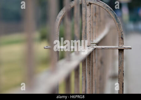 An Iron Fence Stock Photo