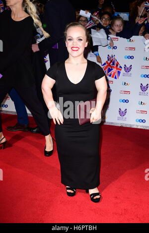 Ellie Simmonds attending The Pride of Britain Awards 2016, at Grosvenor House, Park Lane, London. Stock Photo