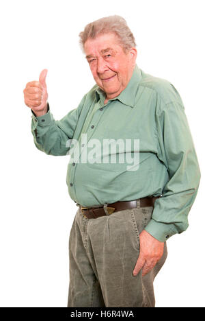 happy senior Stock Photo