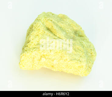 close macro close-up macro admission close up view stone rock marble material drug anaesthetic addictive drug sulphur brimstone Stock Photo
