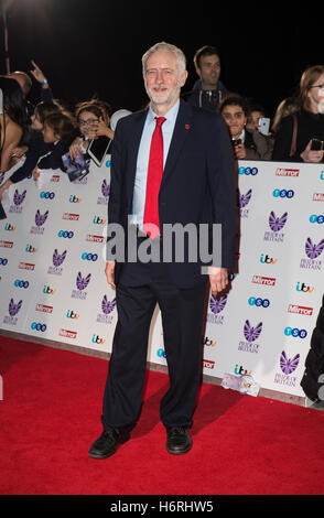 London, UK. 31st Oct, 2016. Jeremy Corbyn attends the Pride Of Britain awards at the Grosvenor House Hotel on October 31, 2016 in London, England. Stock Photo