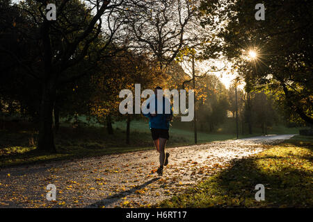 Glasgow, Scotland, UK. 1st November, 2016. Early morning autumn sunshine in Glasgow Green. Credit:  Tony Clerkson/Alamy Live News Stock Photo