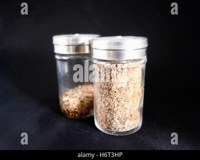 Spice pots Stock Photo