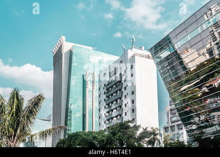 Photo of Buildings and Streets of Sao Paulo, Brazil (Brasil)