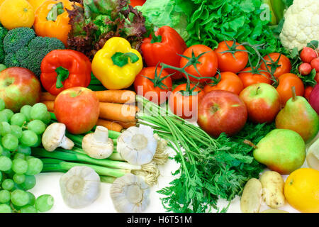 food aliment arrangement progenies fruits fruit vegetable produce vegetables fabricate orange food aliment pepper arrangement Stock Photo