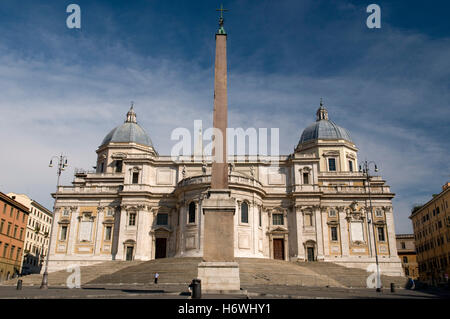 Basilica Papale di Santa Maria Maggiore, Papal Basilica of Saint Mary Major, Rome, Italy, Europe Stock Photo