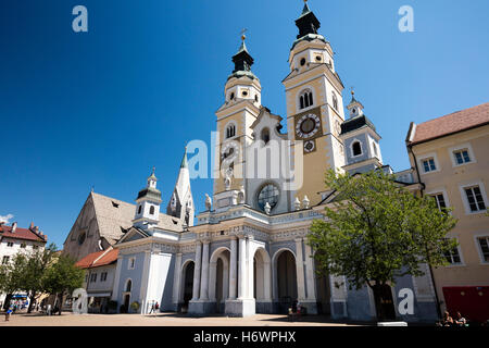 Cathedral of the Assumption in central Brixen. South Tirol, Italy. Stock Photo