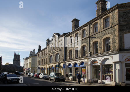 Street in town centre of Tavistock, Devon, England, UK Stock Photo - Alamy