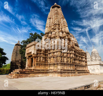 Vaman Temple in Khajuraho Stock Photo