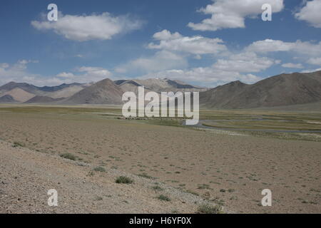 Pamir region Russian Federation Central Asia mountain landscapes Stock Photo