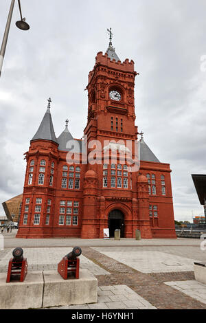 pierhead building Cardiff Bay Wales United Kingdom Stock Photo