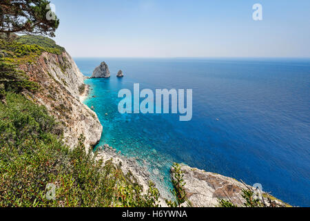 Mizithres in Zakynthos island, Greece Stock Photo
