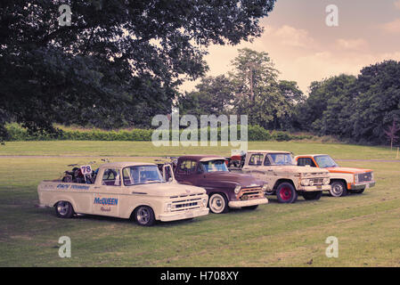Racing pick up trucks Stock Photo - Alamy